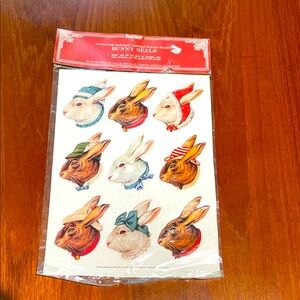 Vintage Merrimack Bunny Seals stickers